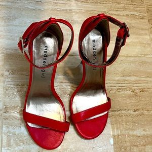 Madden Girl Red Stilettos- size 7
